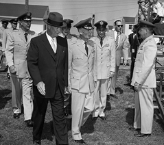 Don with President Eisenhower